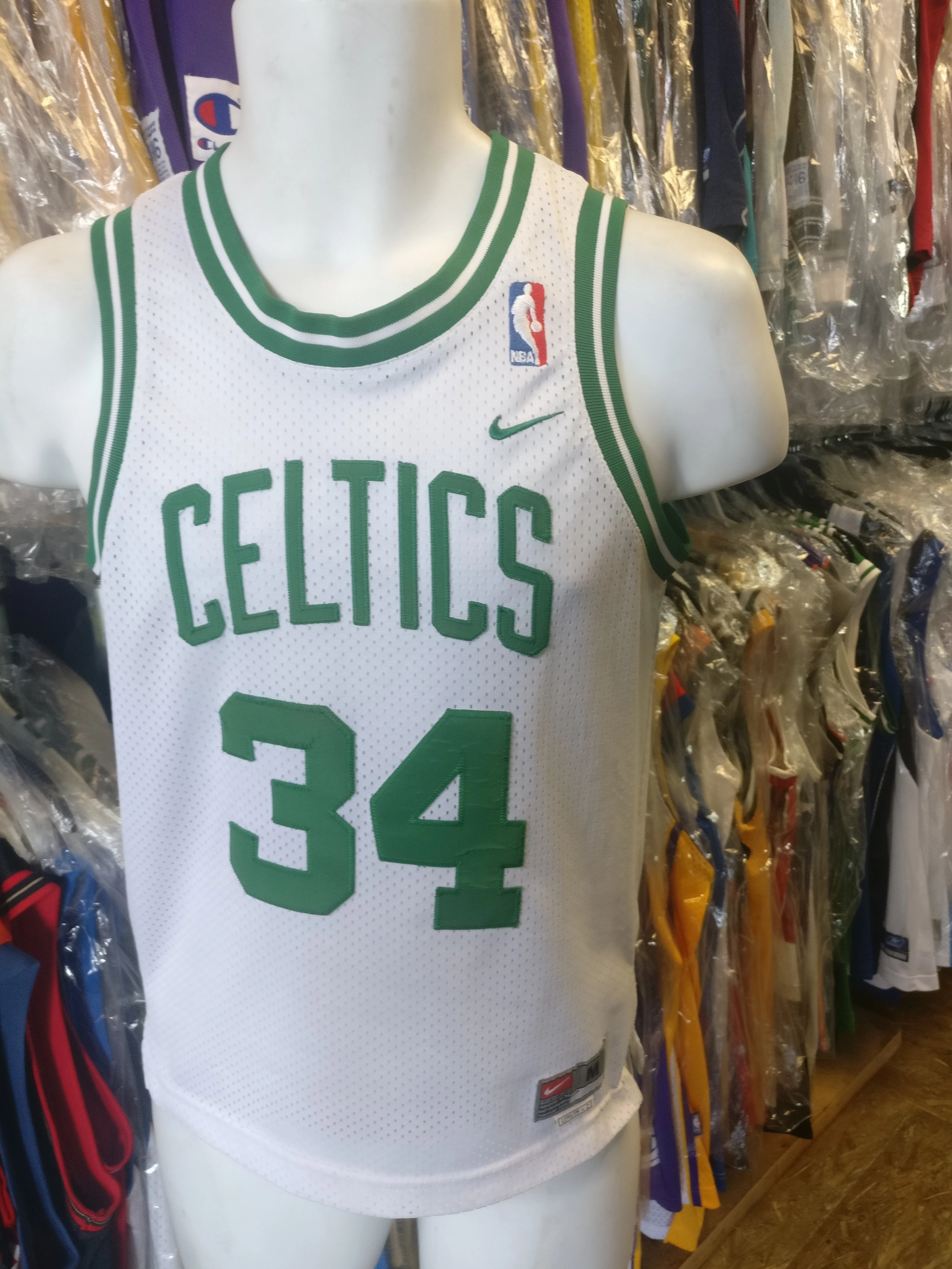 Vintage #34 PAUL PIERCE Boston Celtics NBA Nike Jersey YM