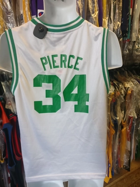 Vintage #34 PAUL PIERCE Boston Celtics NBA Reebok Jersey YL