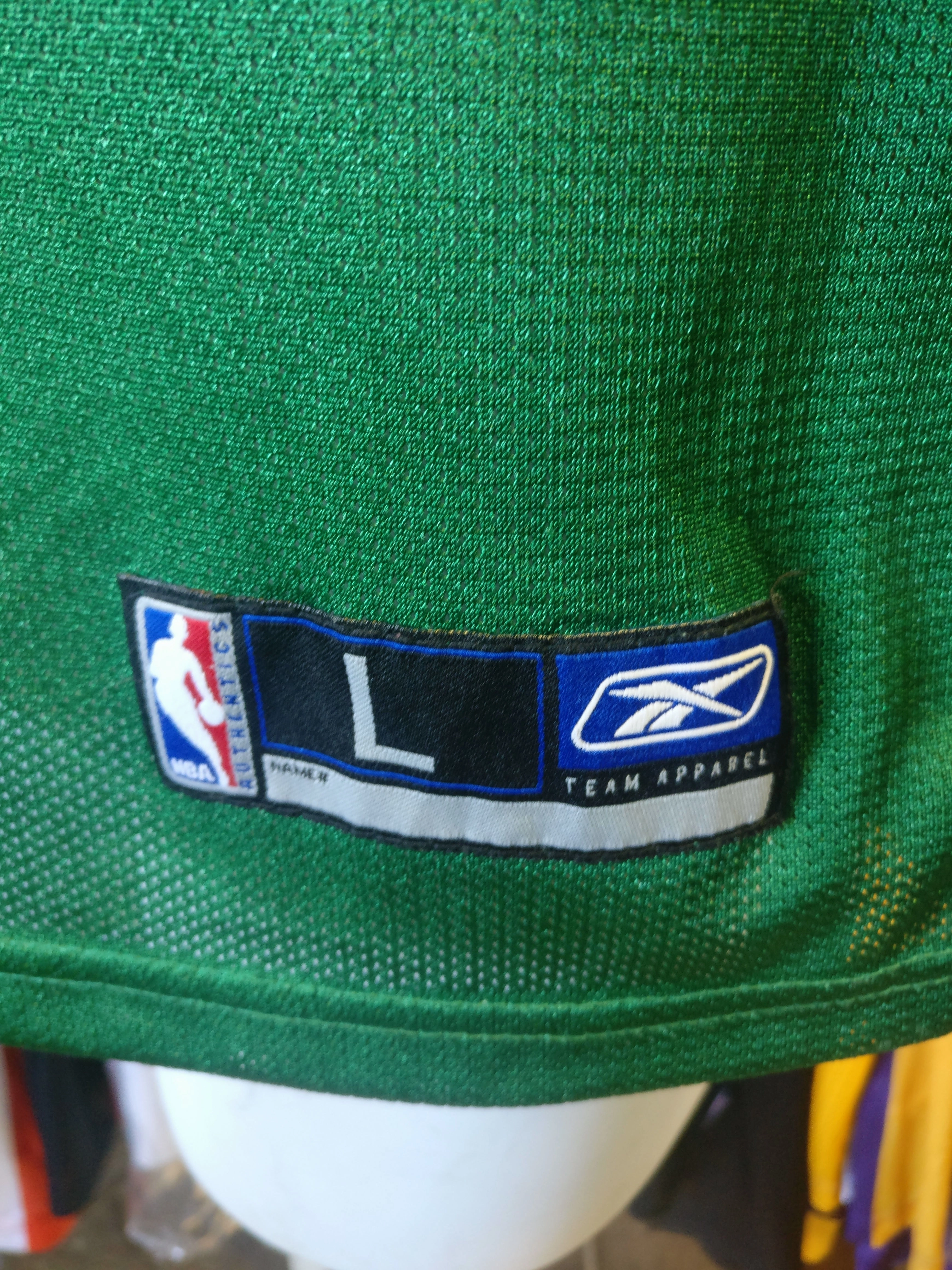 Vintage #34 PAUL PIERCE Boston Celtics NBA Reebok Jersey YL