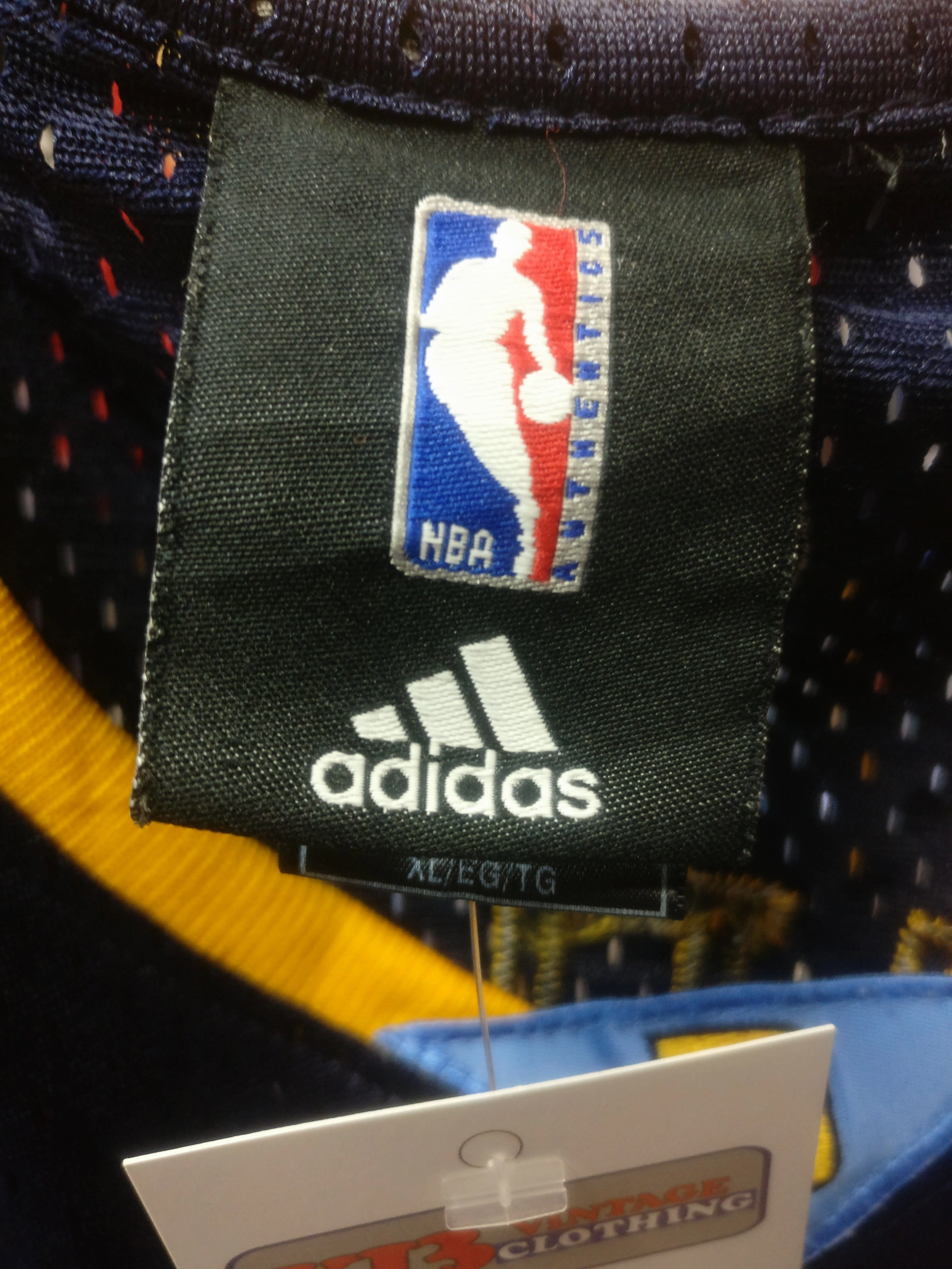 Vintage #3 ALLEN IVERSON Denver Nuggets NBA Adidas Authentic Jersey XL