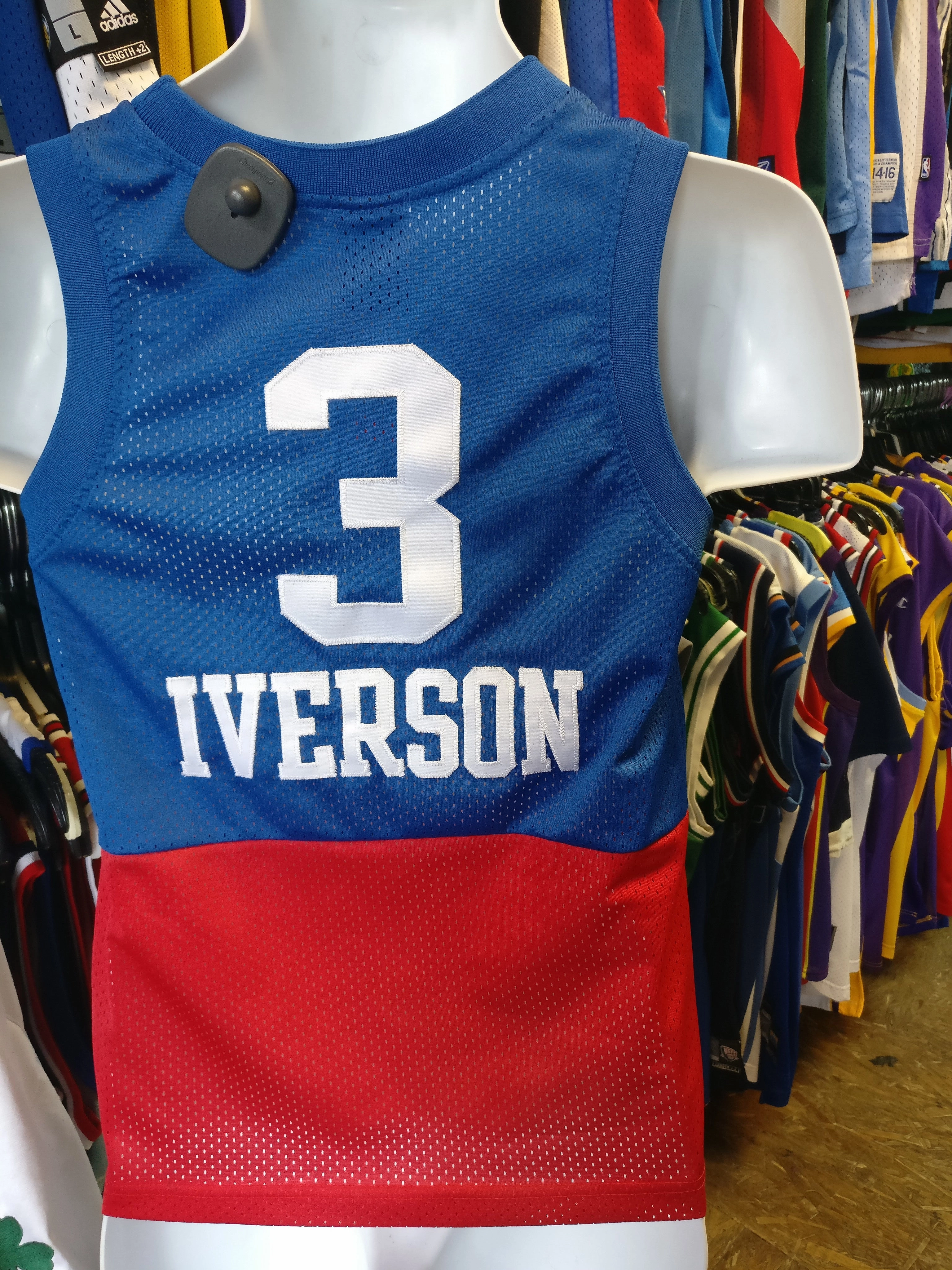Vintage #3 ALLEN IVERSON Philadelphia 76ERS NBA Nike Jersey YS