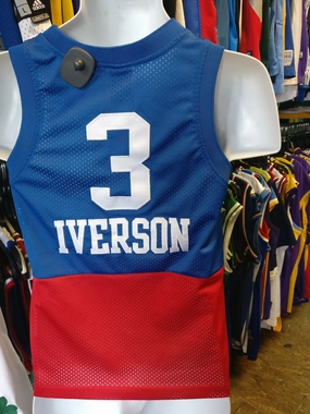 Vintage #3 ALLEN IVERSON Philadelphia 76ERS NBA Nike Jersey YS