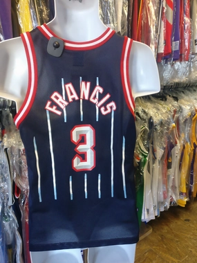 Vintage #3 STEVE FRANCIS Houston Rockets NBA Champion Jersey 14-16