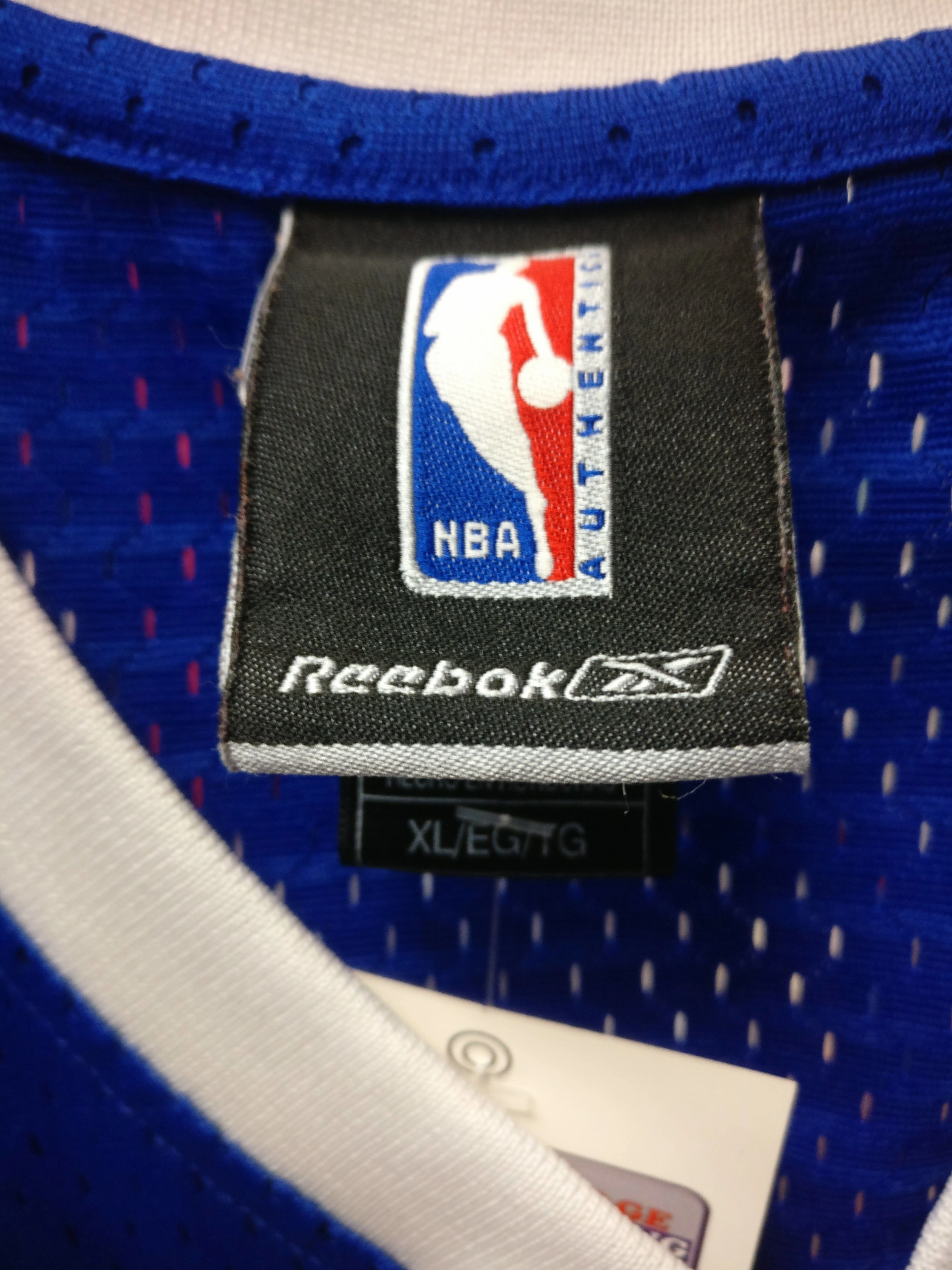 Vintage #42 ELTON BRAND L A Clippers NBA Reebok Authentic Jersey XL