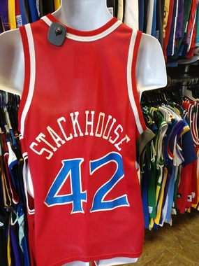 Vintage #42 JERRY STACKHOUSE Philadelphia 76ers NBA Champion Jersey 40