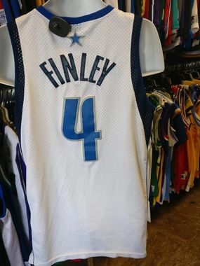 Vintage #4 MICHAEL FINLEY Dallas Mavericks NBA Nike Jersey M