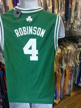 Vintage #4 NATE ROBINSON  Boston Celtics NBA Adidas Jersey YL