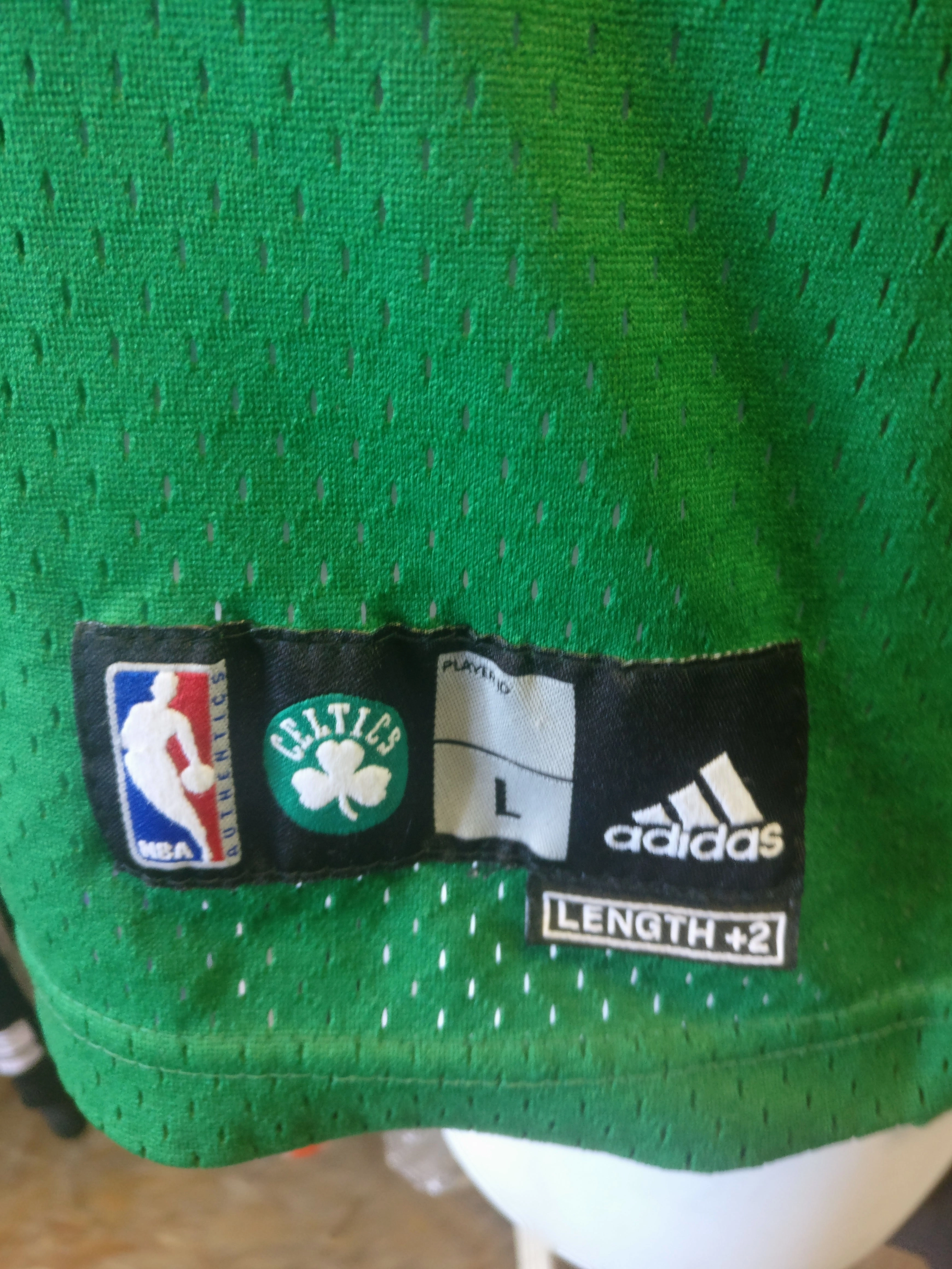 Vintage #5 KEVIN GARNETT Boston Celtics NBA Adidas Authentic Jersey YL