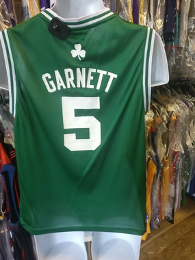 Vintage #5 KEVIN GARNETT Boston Celtics NBA Adidas Jersey YL