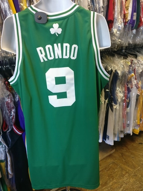 Vintage #9 RAJON RONDO Boston Celtics NBA Adidas Authentic Jersey XL