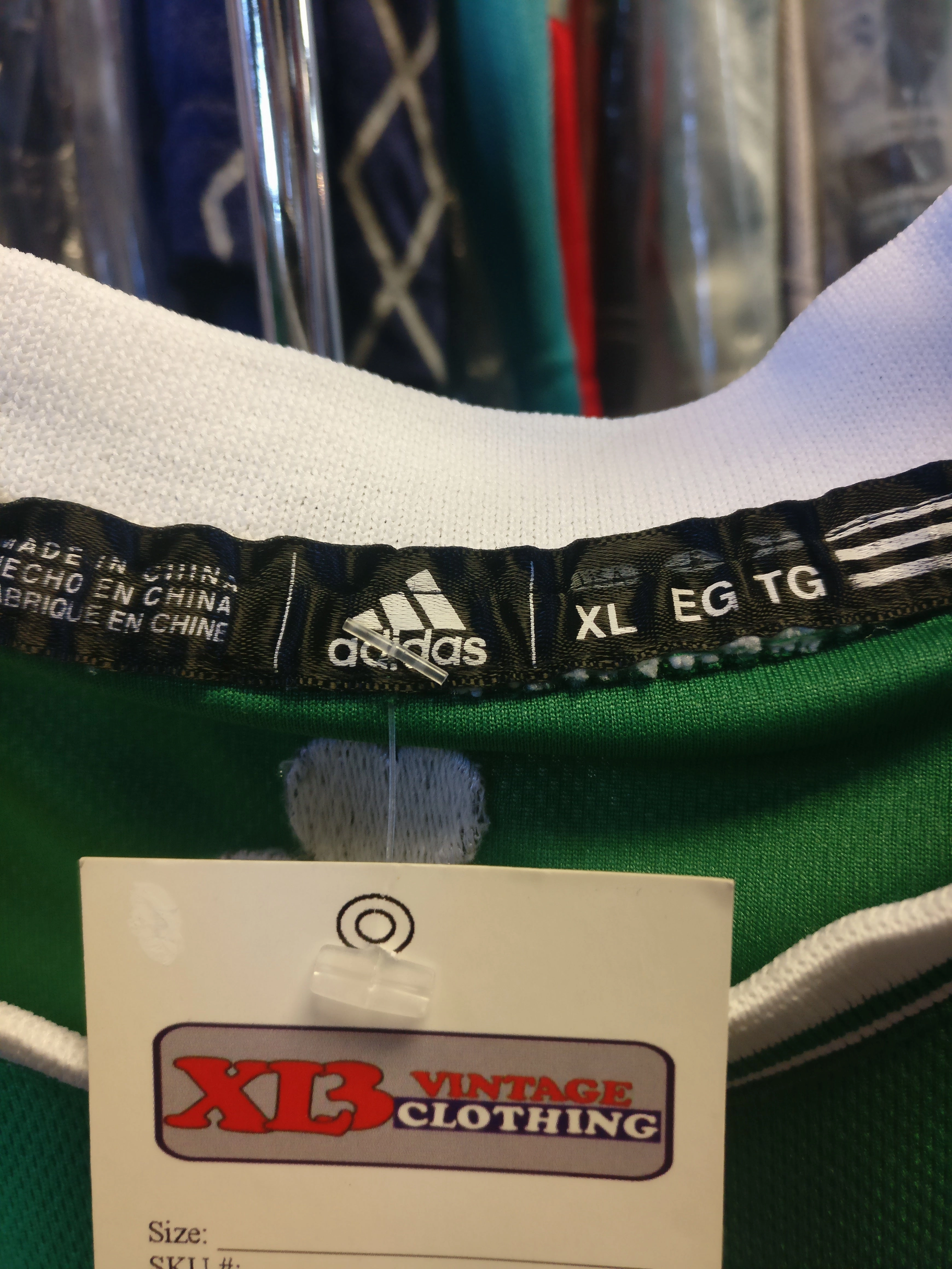 Vintage #9 RAJON RONDO Boston Celtics NBA Adidas Authentic Jersey YXL