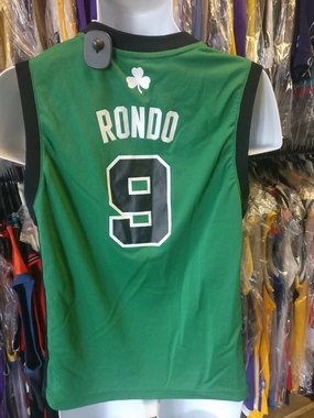 Vintage #9 RAJON RONDO Boston Celtics NBA Adidas Jersey YL