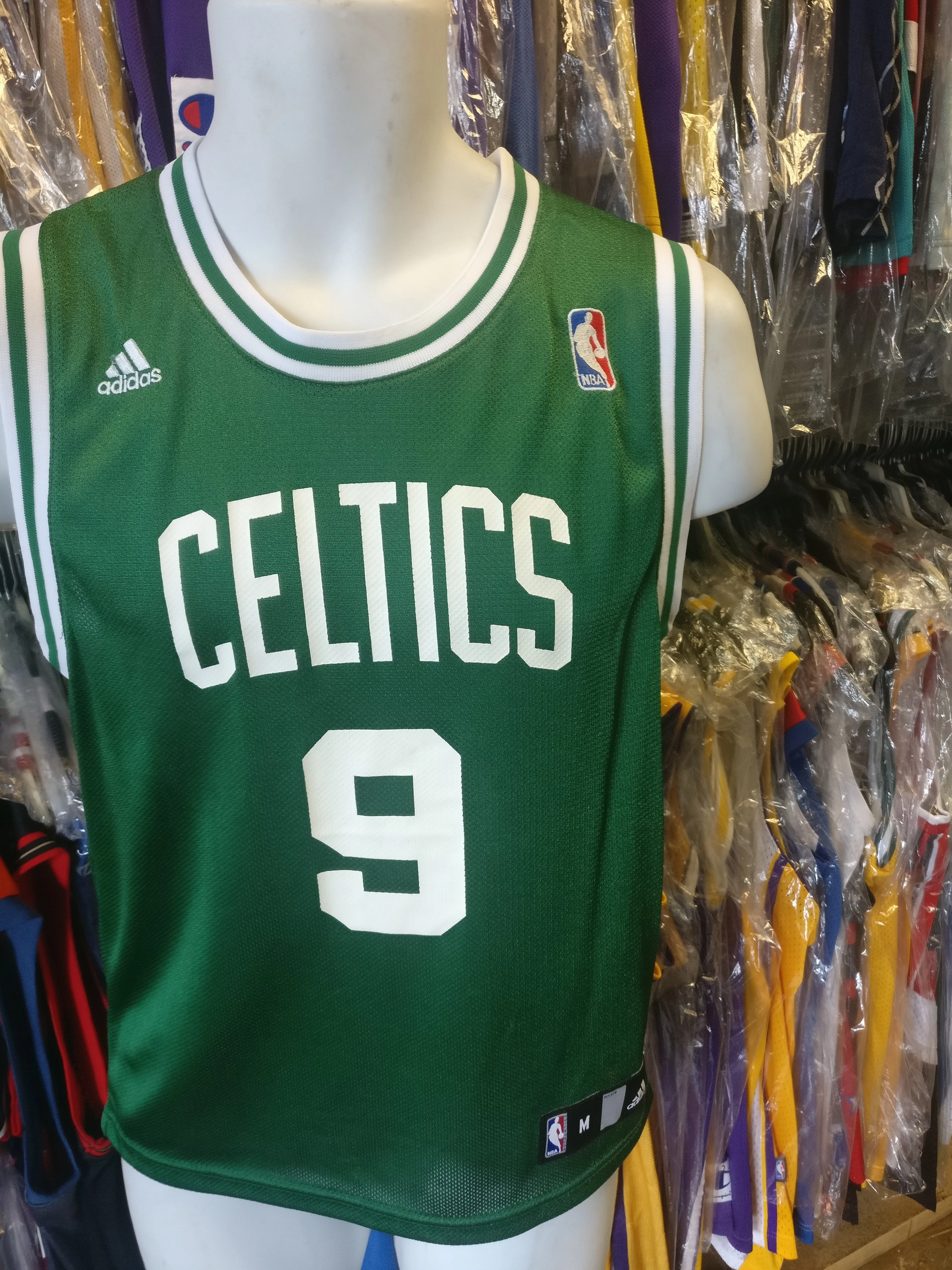 Vintage #9 RAJON RONDO Boston Celtics NBA Adidas Jersey YM