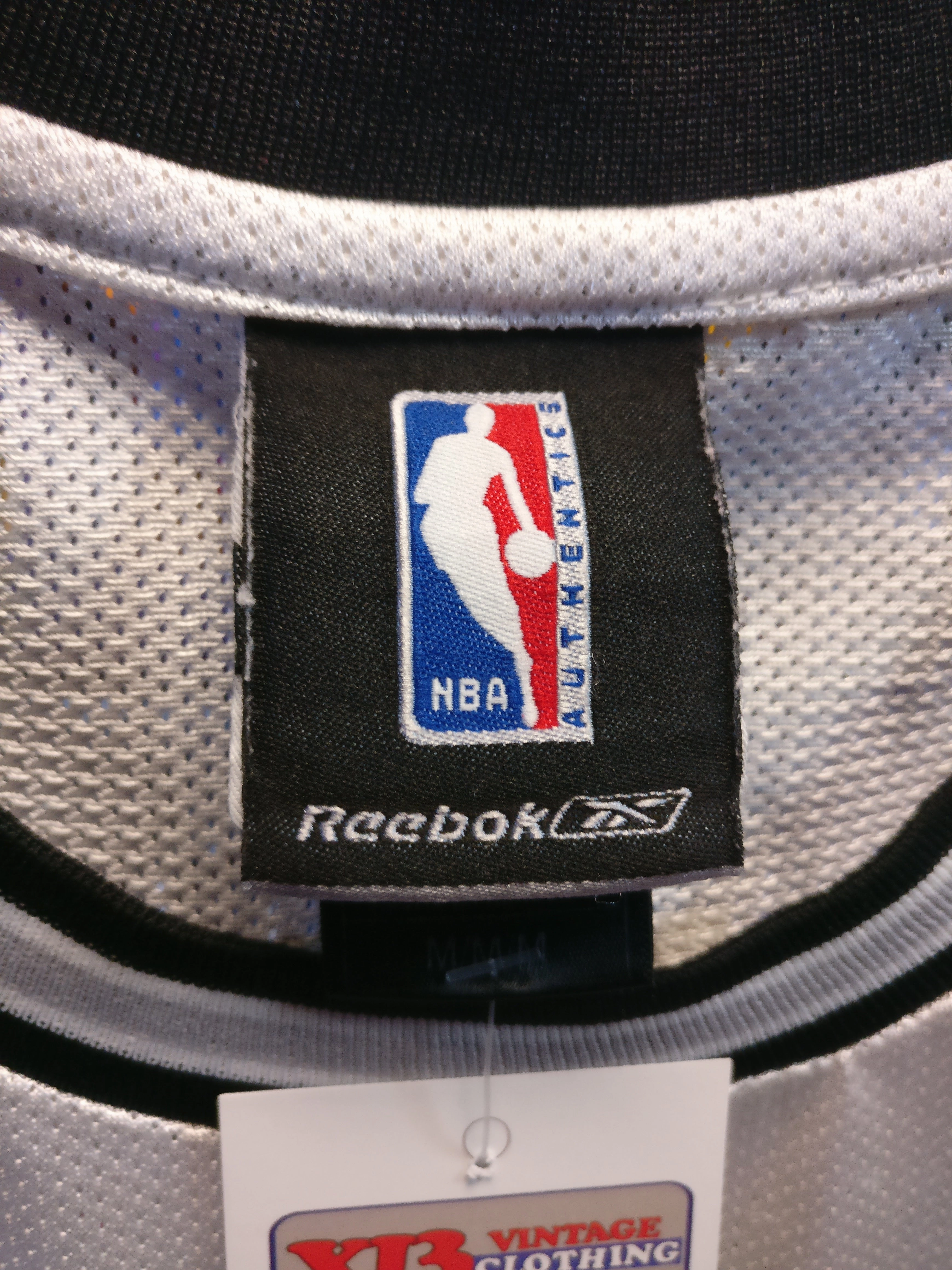 Vintage #9 TONY PARKER San Antonio Spurs NBA Reebok Jersey M