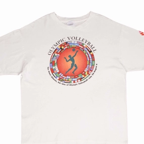 VINTAGE ATLANTA OLYMPIC GAMES 1996 VOLLEYBALL TEE SHIRT SIZE XL MADE IN USA