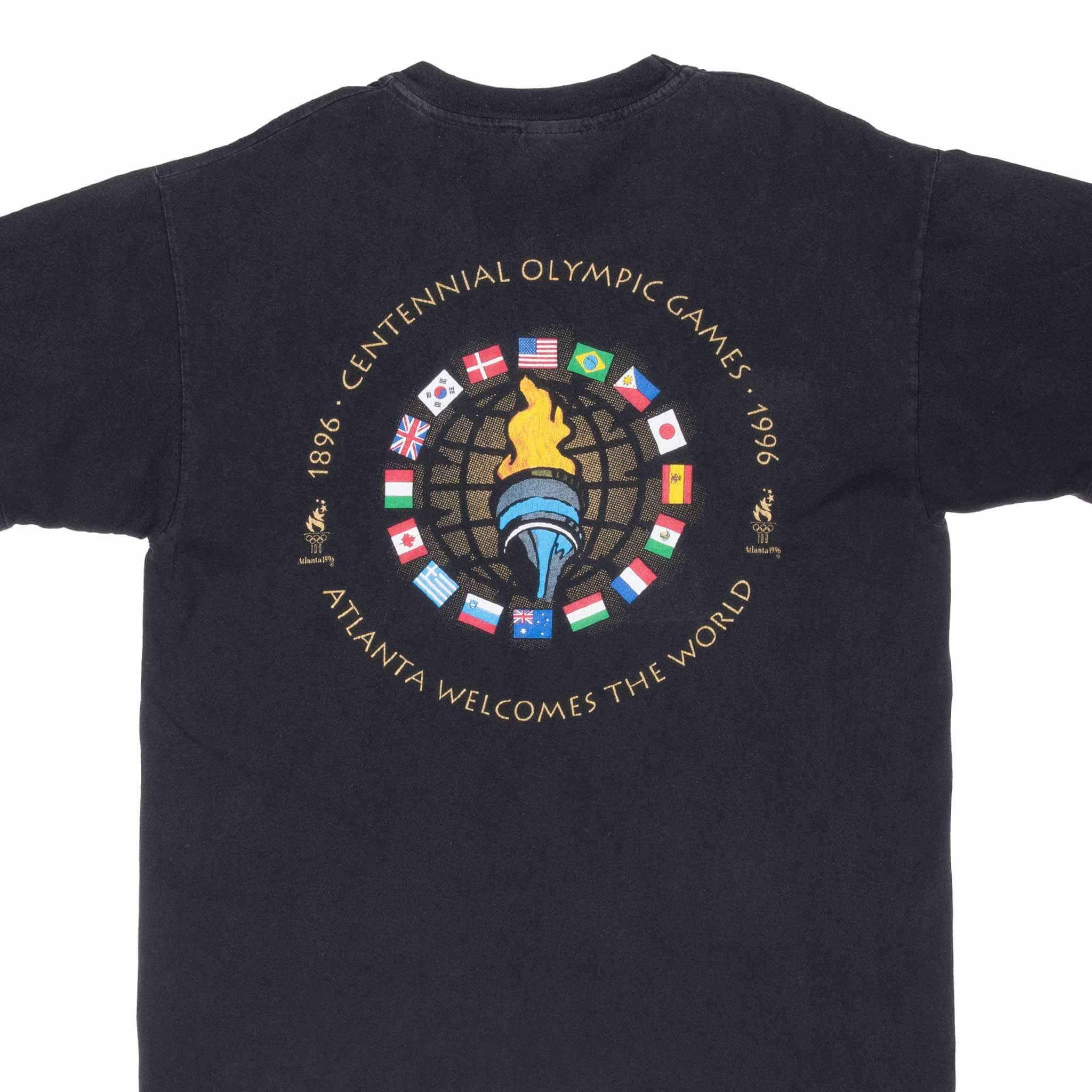 VINTAGE ATLANTA OLYMPIC GAMES TEE SHIRT 1996 LARGE