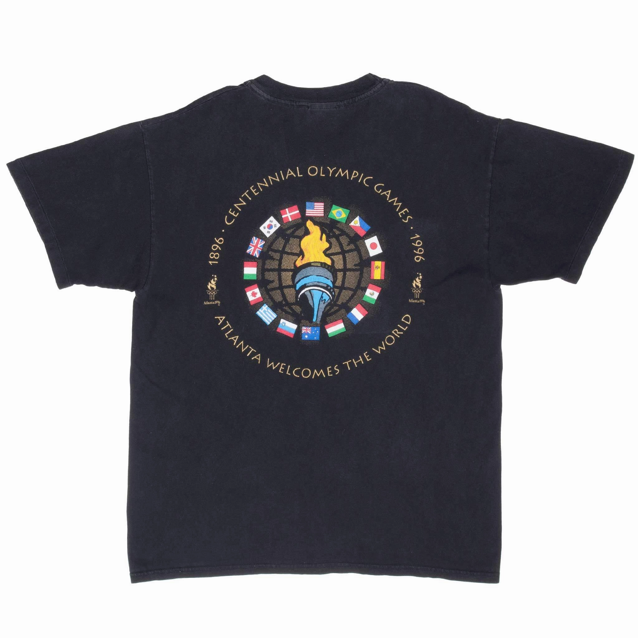VINTAGE ATLANTA OLYMPIC GAMES TEE SHIRT 1996 LARGE