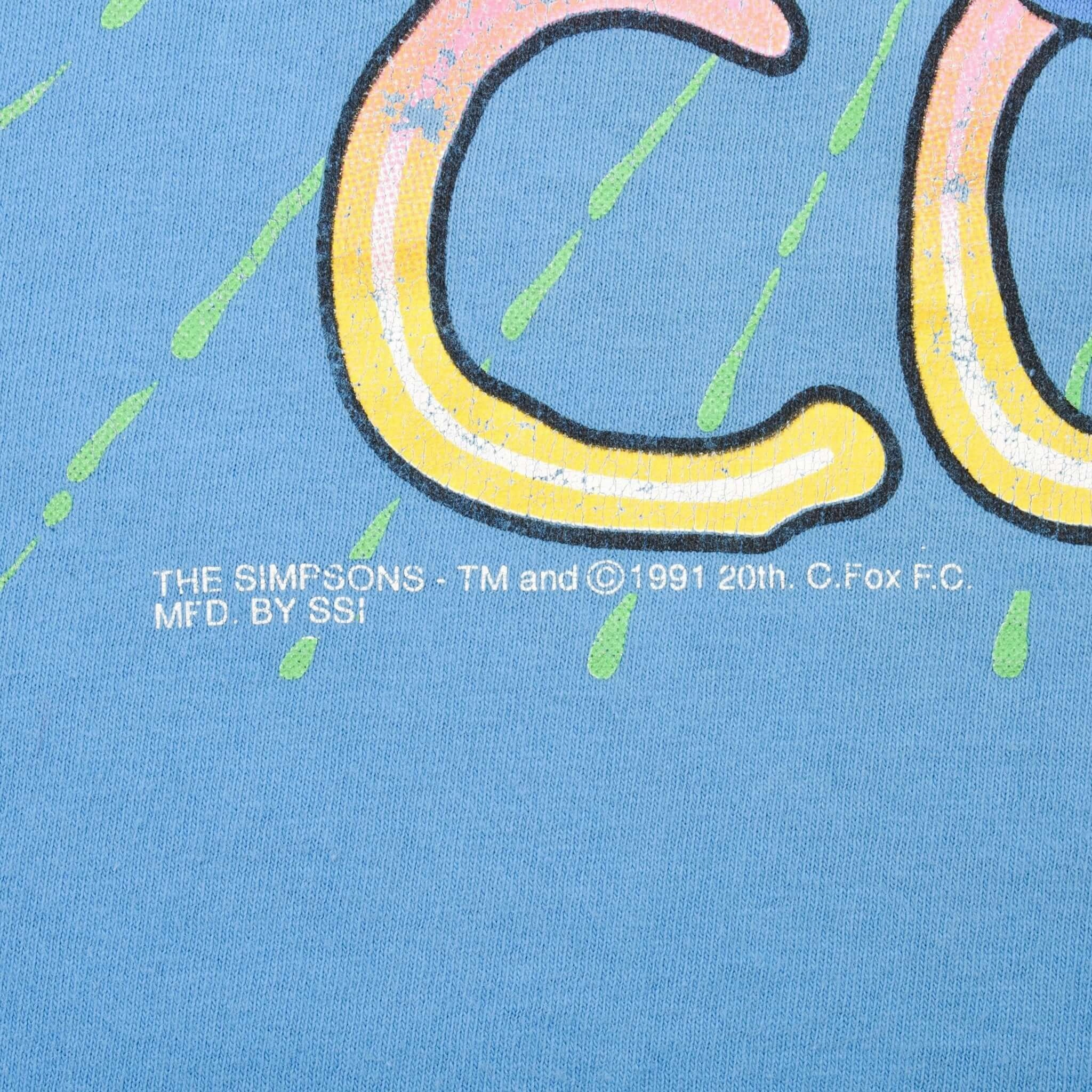 VINTAGE BART SIMPSON COOL TEE SHIRT 1991 SIZE XL MADE IN USA