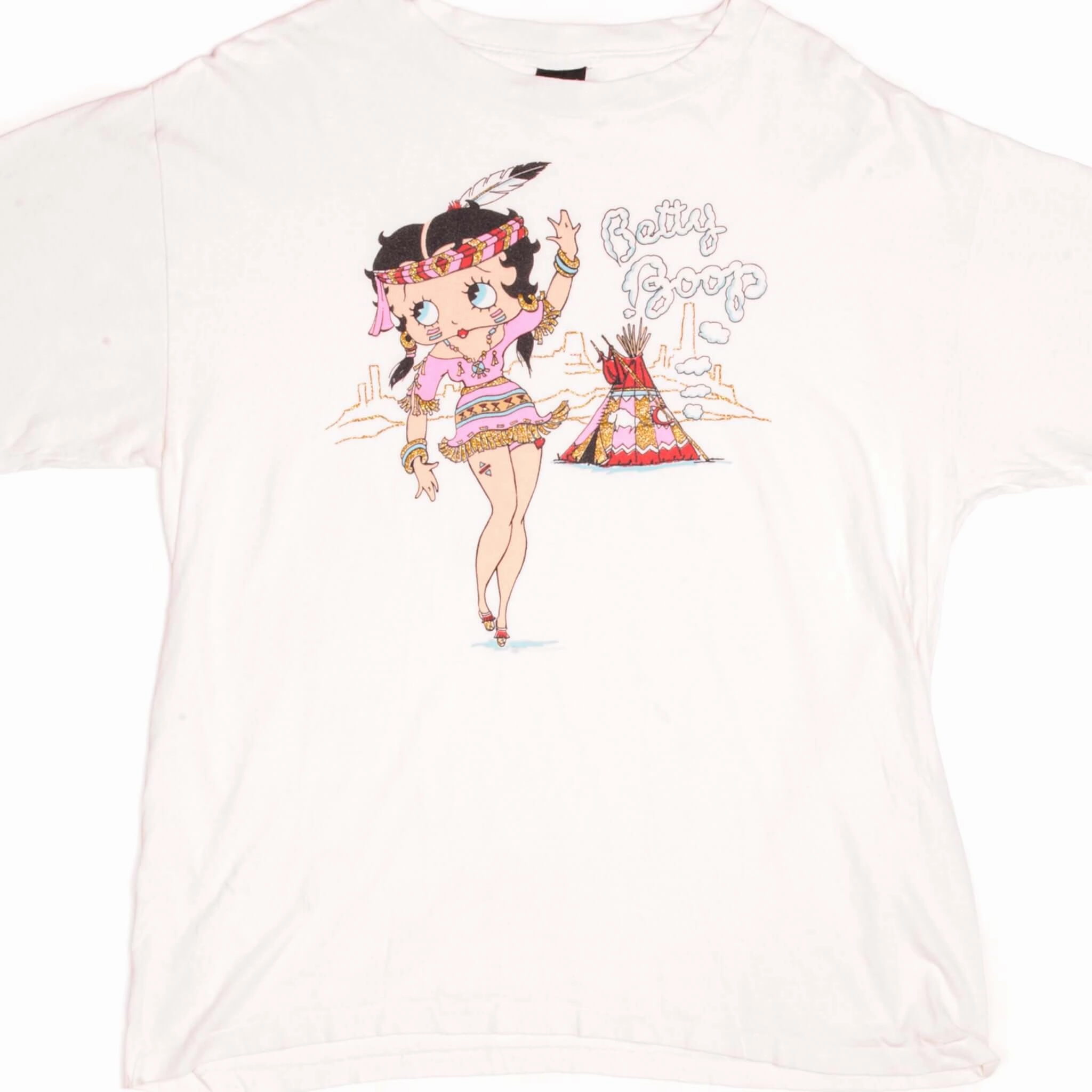 VINTAGE BETTY BOOP TEE SHIRT 1990s SIZE XL MADE IN USA
