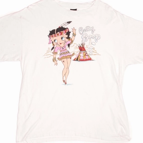 VINTAGE BETTY BOOP TEE SHIRT 1990s SIZE XL MADE IN USA