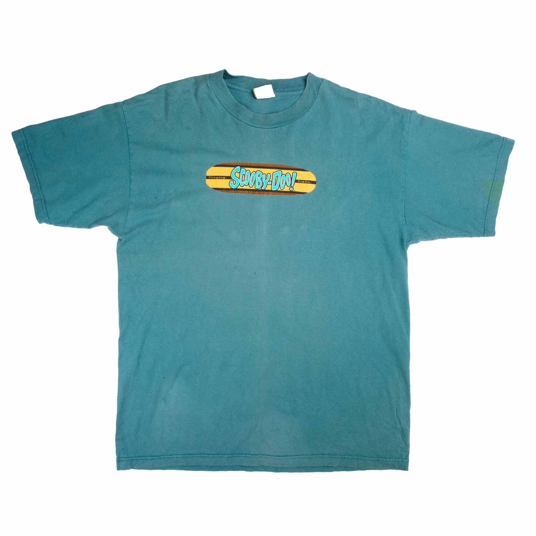 VINTAGE BLUE SURFING SCOOBY-DOO TEE SHIRT 1999 SIZE XL MADE IN USA