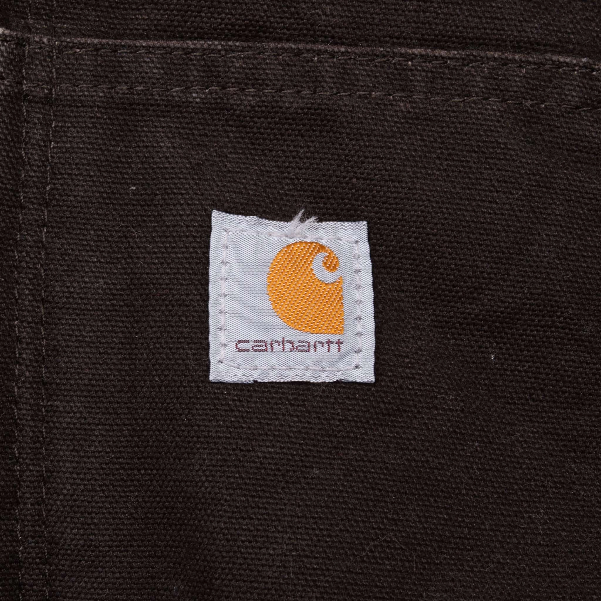VINTAGE CARHARTT DARK BROWN WJ130DKB ACTIVE JACKET WOMAN MEDIUM