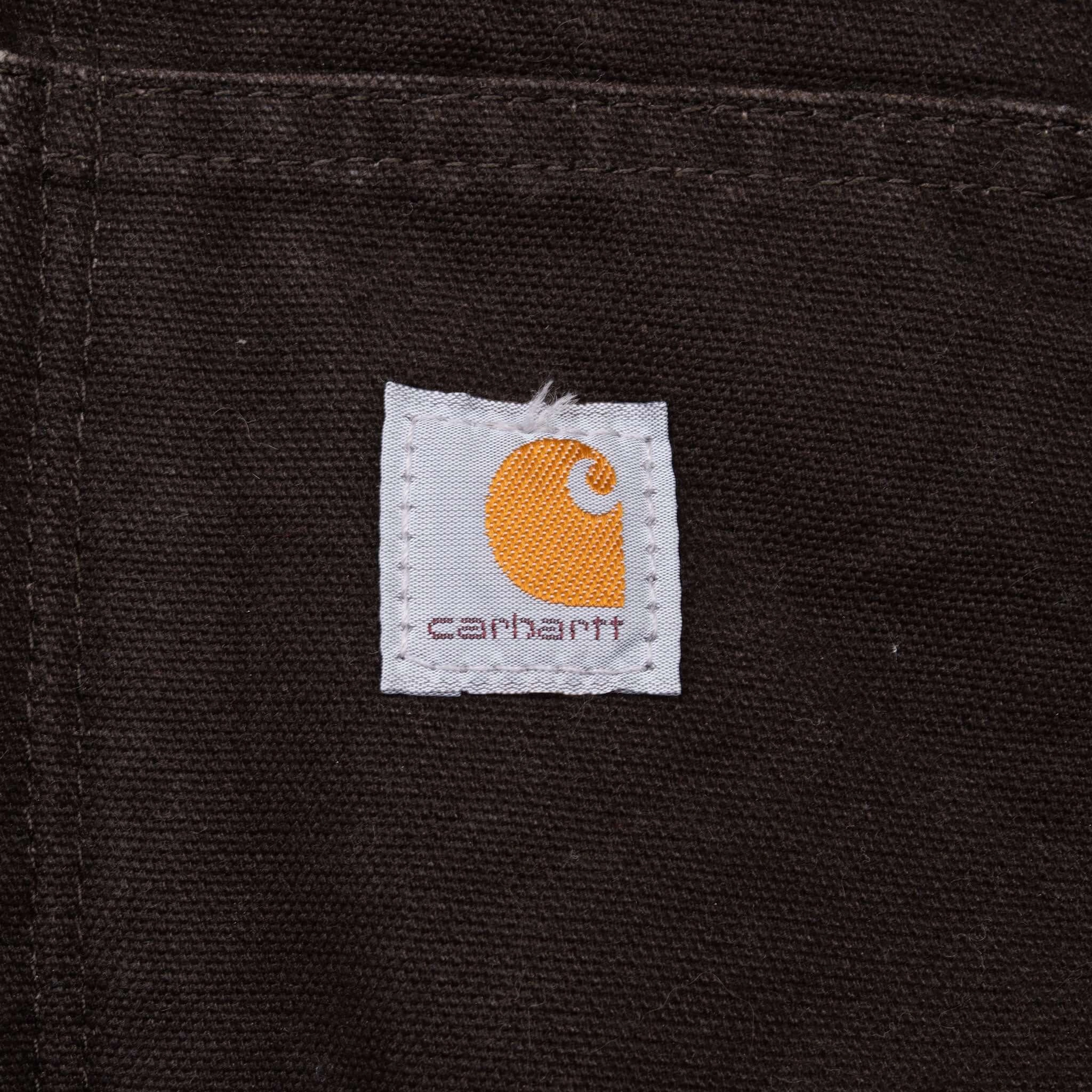 VINTAGE CARHARTT DARK BROWN WJ130DKB ACTIVE JACKET WOMAN MEDIUM