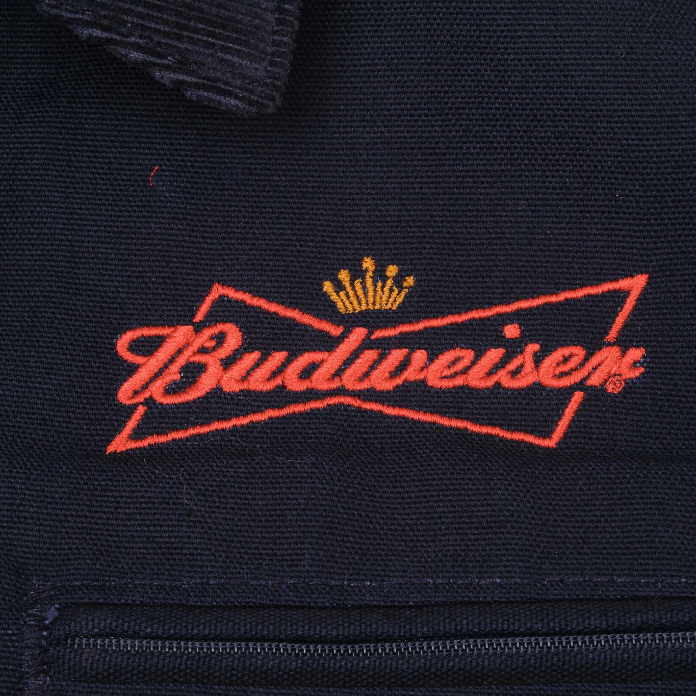 VINTAGE CARHARTT DETROIT BUDWEISER BLANKET LINED JACKET 1990S XL MADE USA