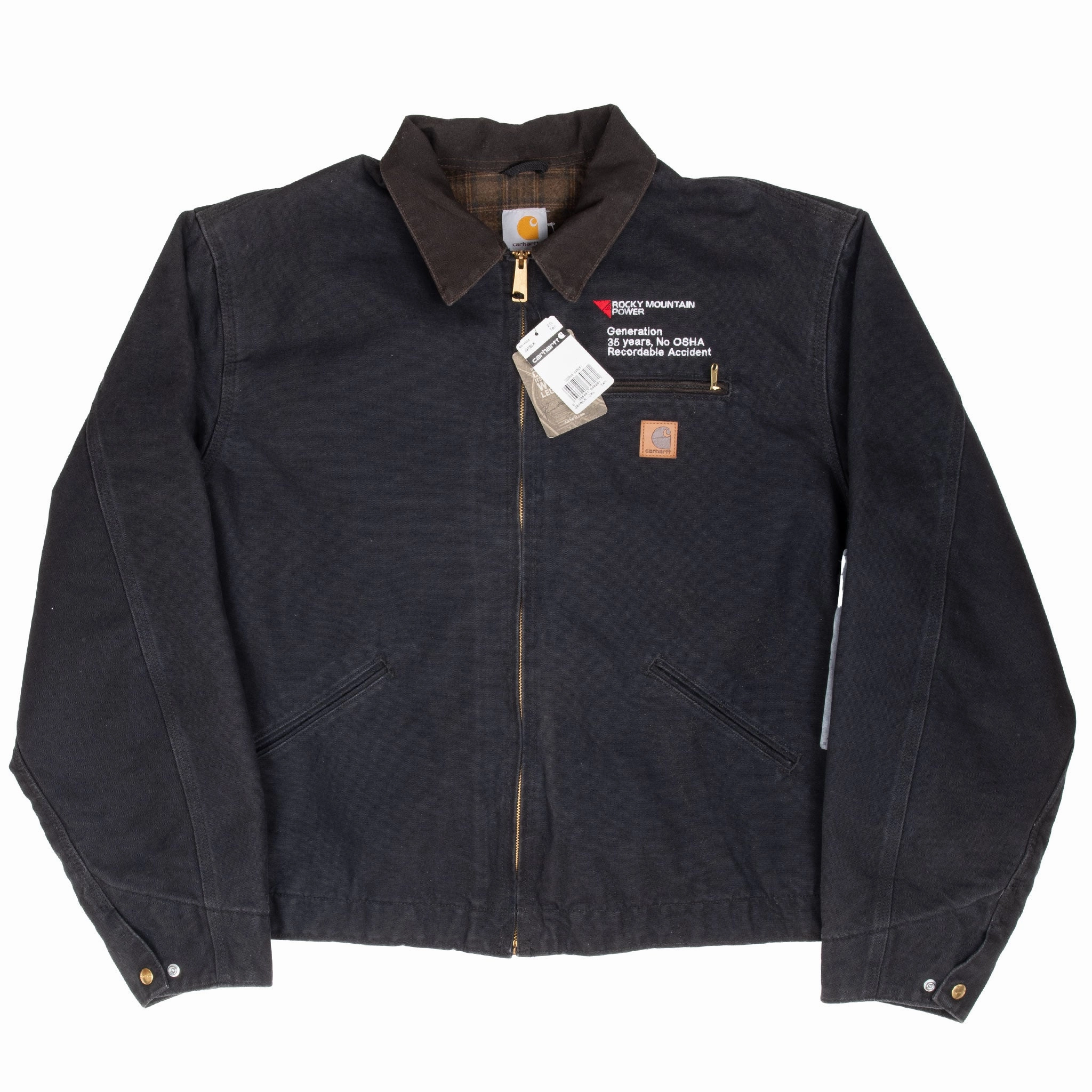 VINTAGE CARHARTT DETROIT J97 BLANKET LINED JACKET 2000S 2XL TALL NOS