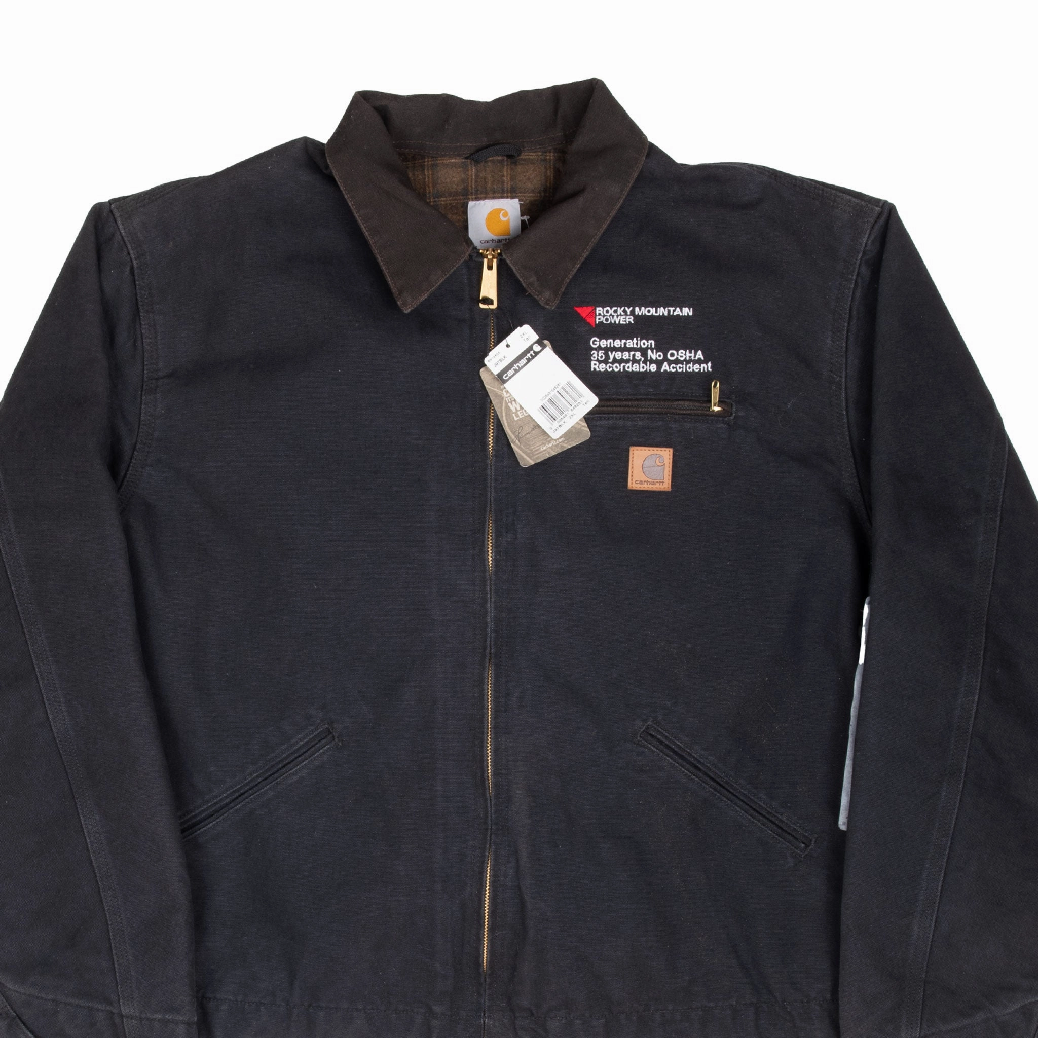 VINTAGE CARHARTT DETROIT J97 BLANKET LINED JACKET 2000S 2XL TALL NOS