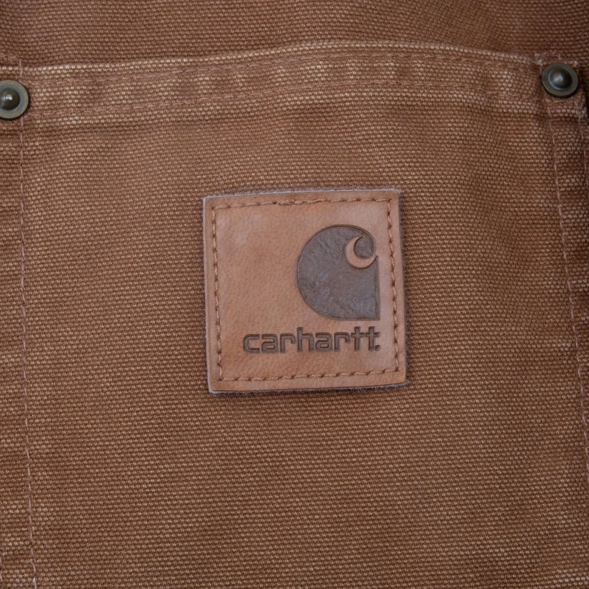 VINTAGE CARHARTT MICHIGAN STYLE BLANKET LINED BROWN JACKET 2000S C02BRN 2XL