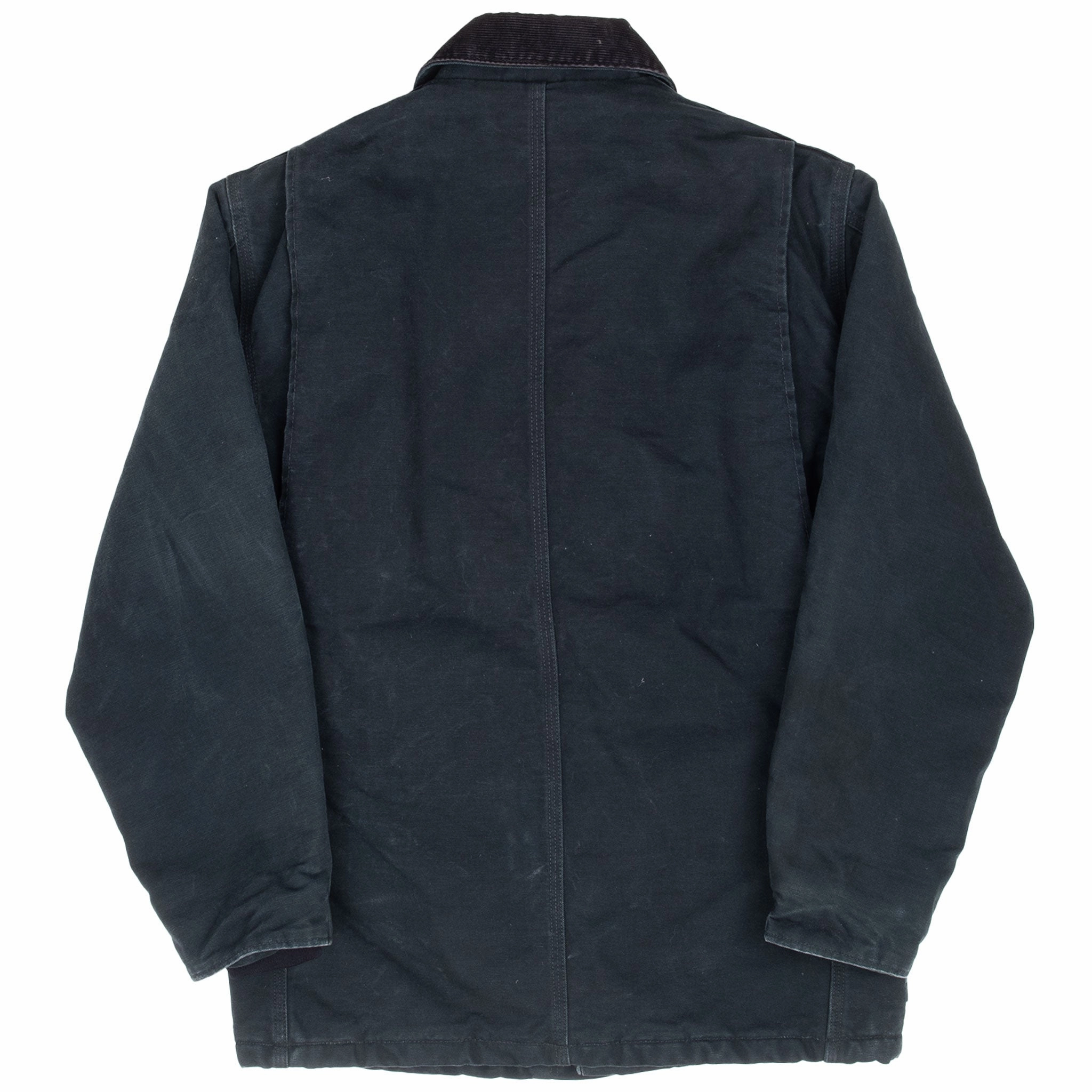 VINTAGE CARHARTT TRADITIONAL ARCTIC QUILT JACKET C03BLK 2000S SIZE 36 MADE USA