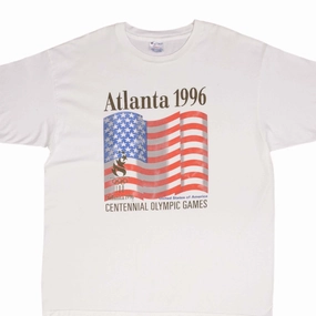 VINTAGE CHAMPION ATLANTA CENTENNIAL OLYMPIC GAMES 1996 TEE SHIRT SIZE XL