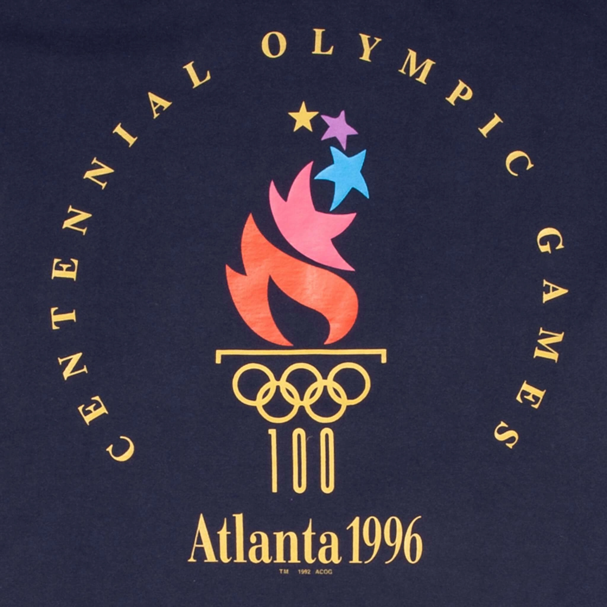 VINTAGE CHAMPION ATLANTA OLYMPIC GAMES 1996 TEE SHIRT SIZE MEDIUM