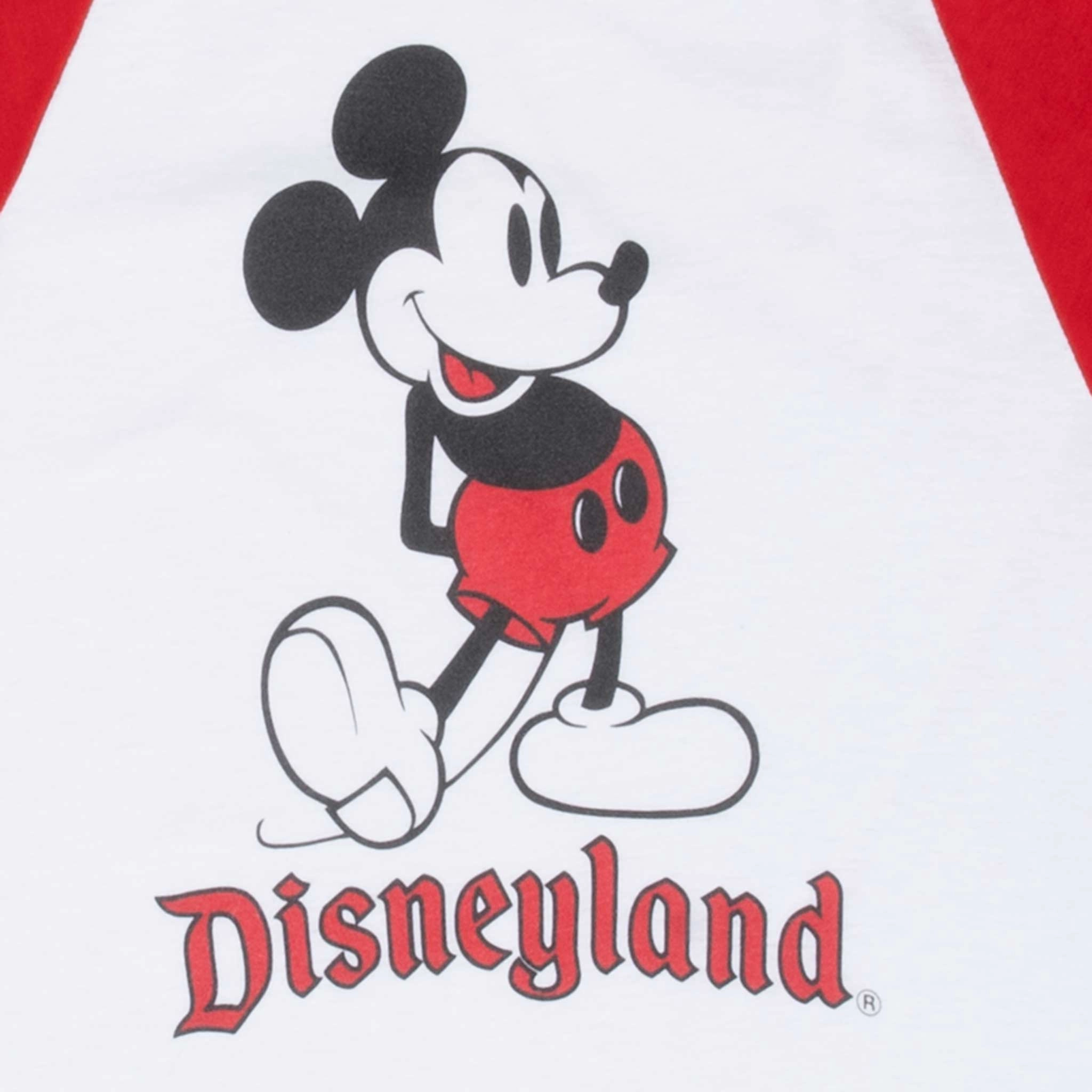 VINTAGE DISNEY MICKEY MOUSE DISNEYLAND RAGLAN 1990S TEE SHIRT XS MADE IN USA