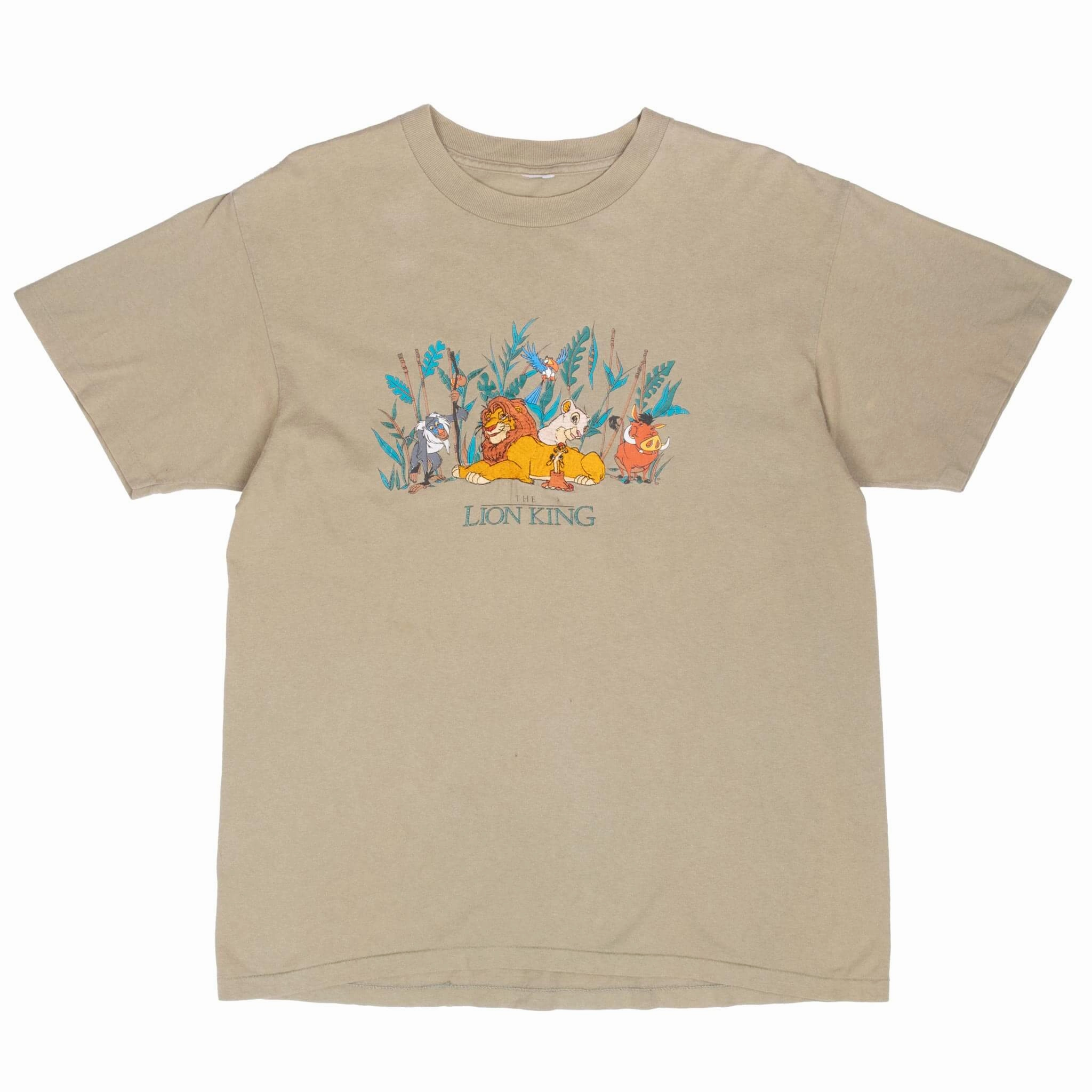 VINTAGE DISNEY THE LION KING EMBROIDERED TEE SHIRT 1990S LARGE