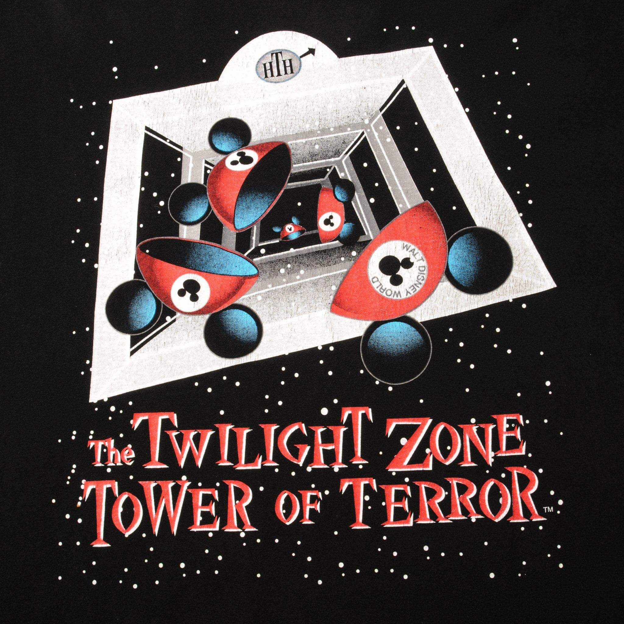 VINTAGE DISNEY The Twilight Zone TEE SHIRT SIZE XL MADE IN USA 90s