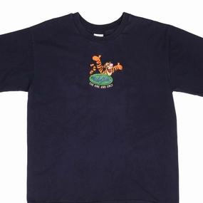 VINTAGE DISNEY TIGGER EMBROIDERED 1990S TEE SHIRT SIZE XL MADE IN USA