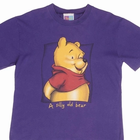 VINTAGE DISNEY WINNIE THE POOH A SILLY OLD BEAR 1990S TEE SHIRT SIZE MEDIUM
