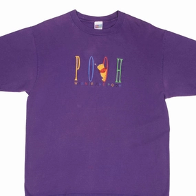 VINTAGE DISNEY WINNIE THE POOH EMBROIDERED 1990S TEE SHIRT SIZE XL MADE IN USA