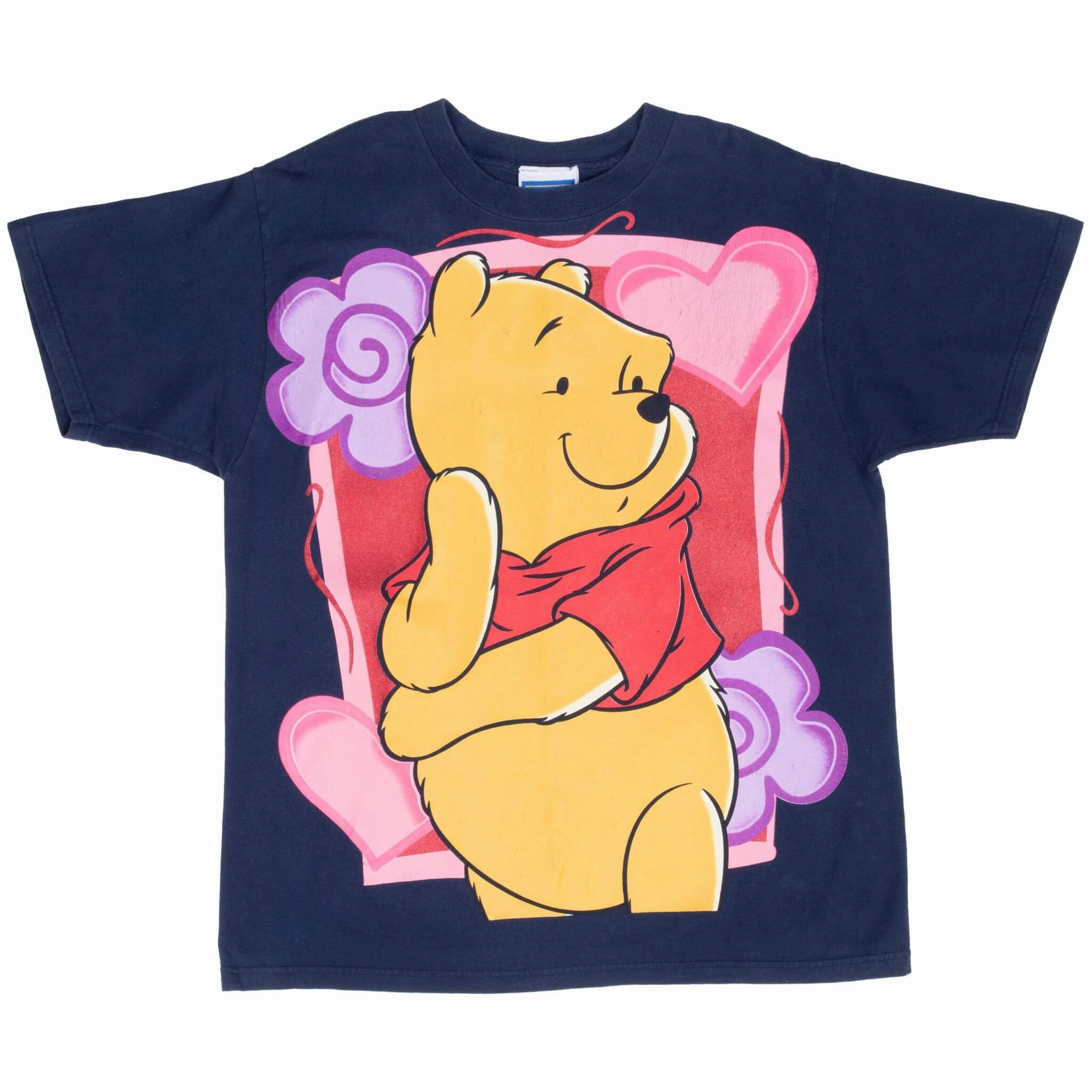 VINTAGE DISNEY WINNIE THE POOH FLOWER 1990S TEE SHIRT LARGE