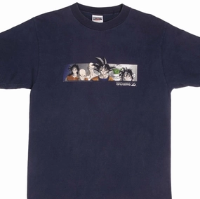 VINTAGE DRAGONBALL Z BOX LOGO BIRD STUDIO TEE SHIRT 1997 SIZE LARGE