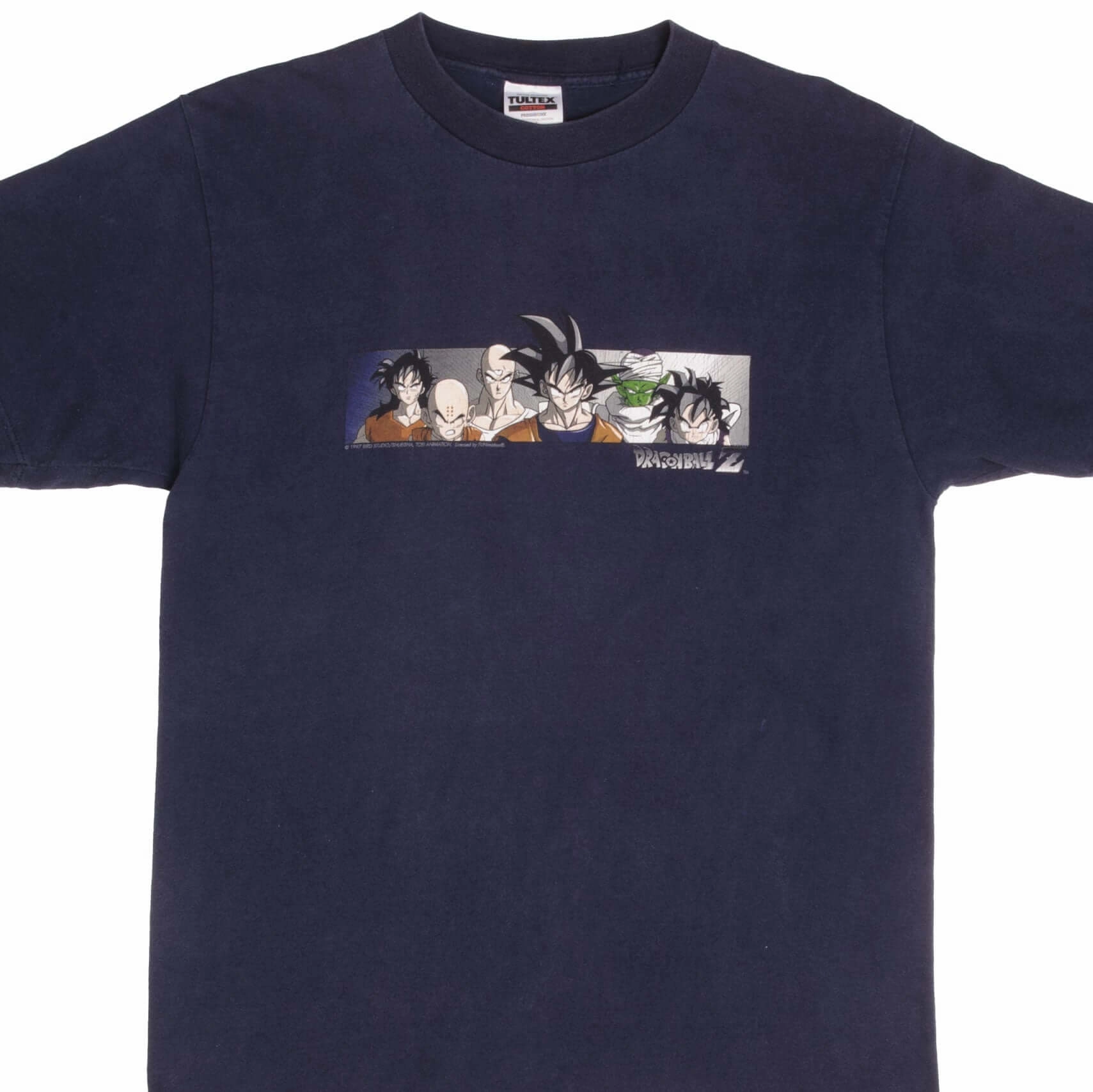 VINTAGE DRAGONBALL Z BOX LOGO BIRD STUDIO TEE SHIRT 1997 SIZE LARGE