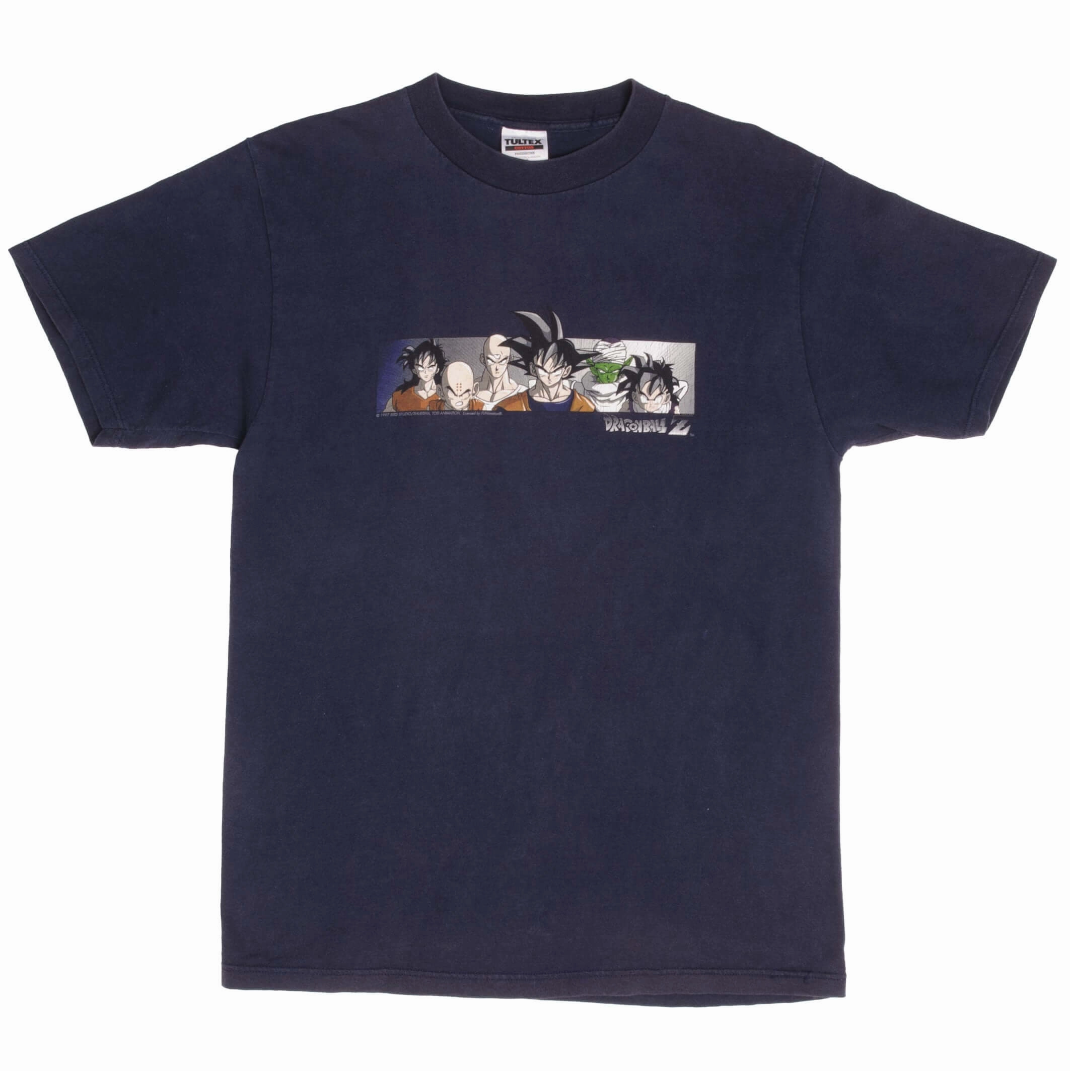 VINTAGE DRAGONBALL Z BOX LOGO BIRD STUDIO TEE SHIRT 1997 SIZE LARGE