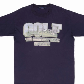 VINTAGE GOLF THE GREATEST GAME ON EARTH VAN HEUSEN TEE SHIRT 1990S SIZE XL
