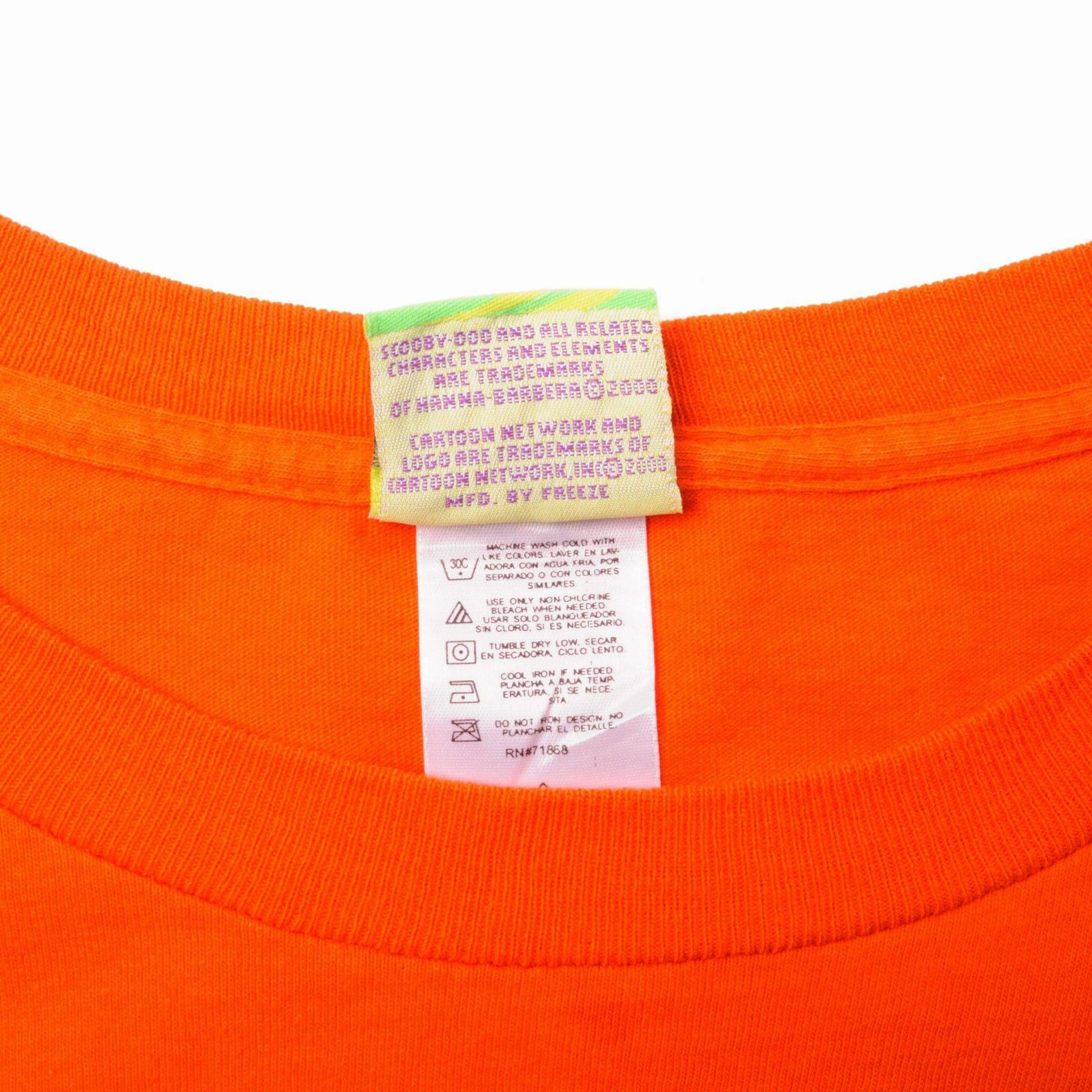 VINTAGE HALLOWEEN BOO SCOOBY-DOO TEE SHIRT 2000 SIZE LARGE