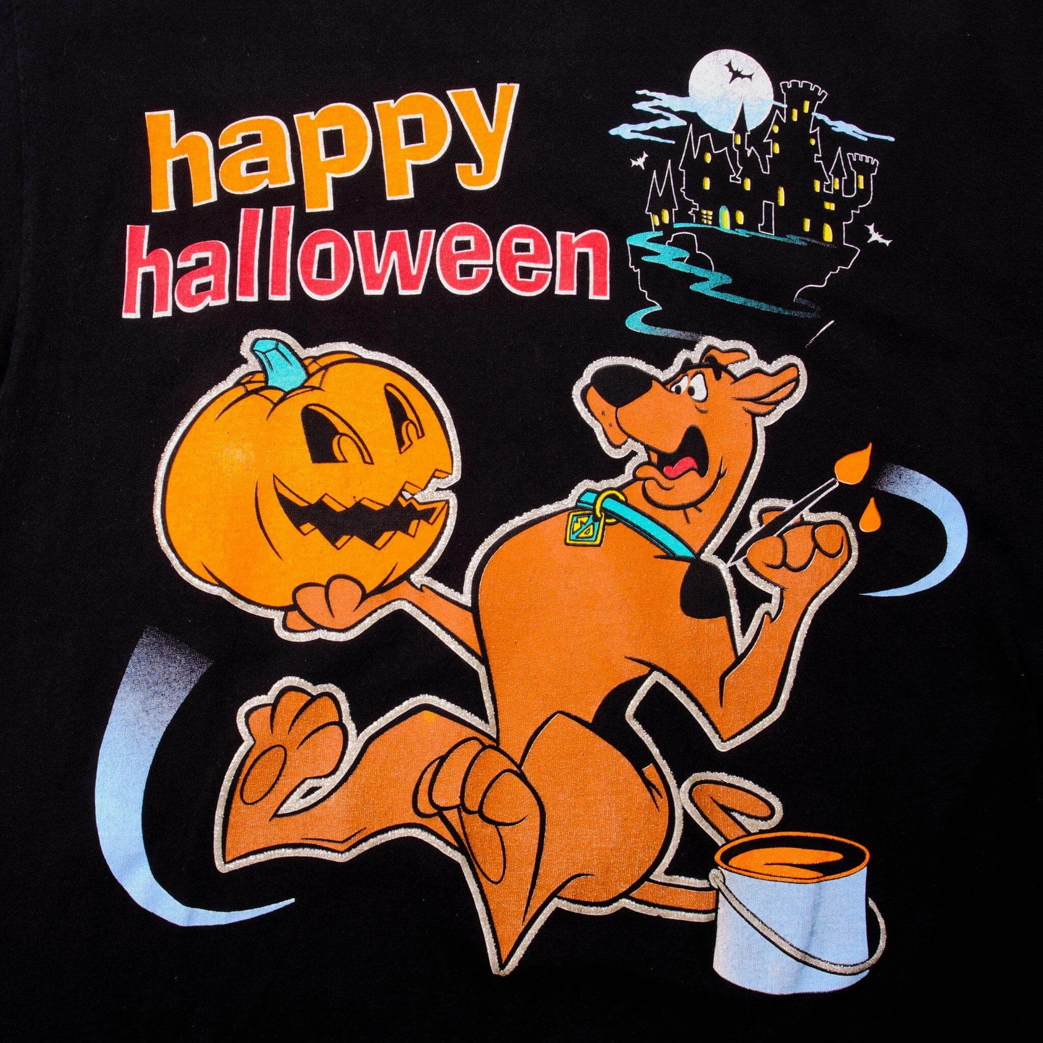 VINTAGE HALLOWEEN SCOOBY-DOO TEE SHIRT 2001 SIZE LARGE