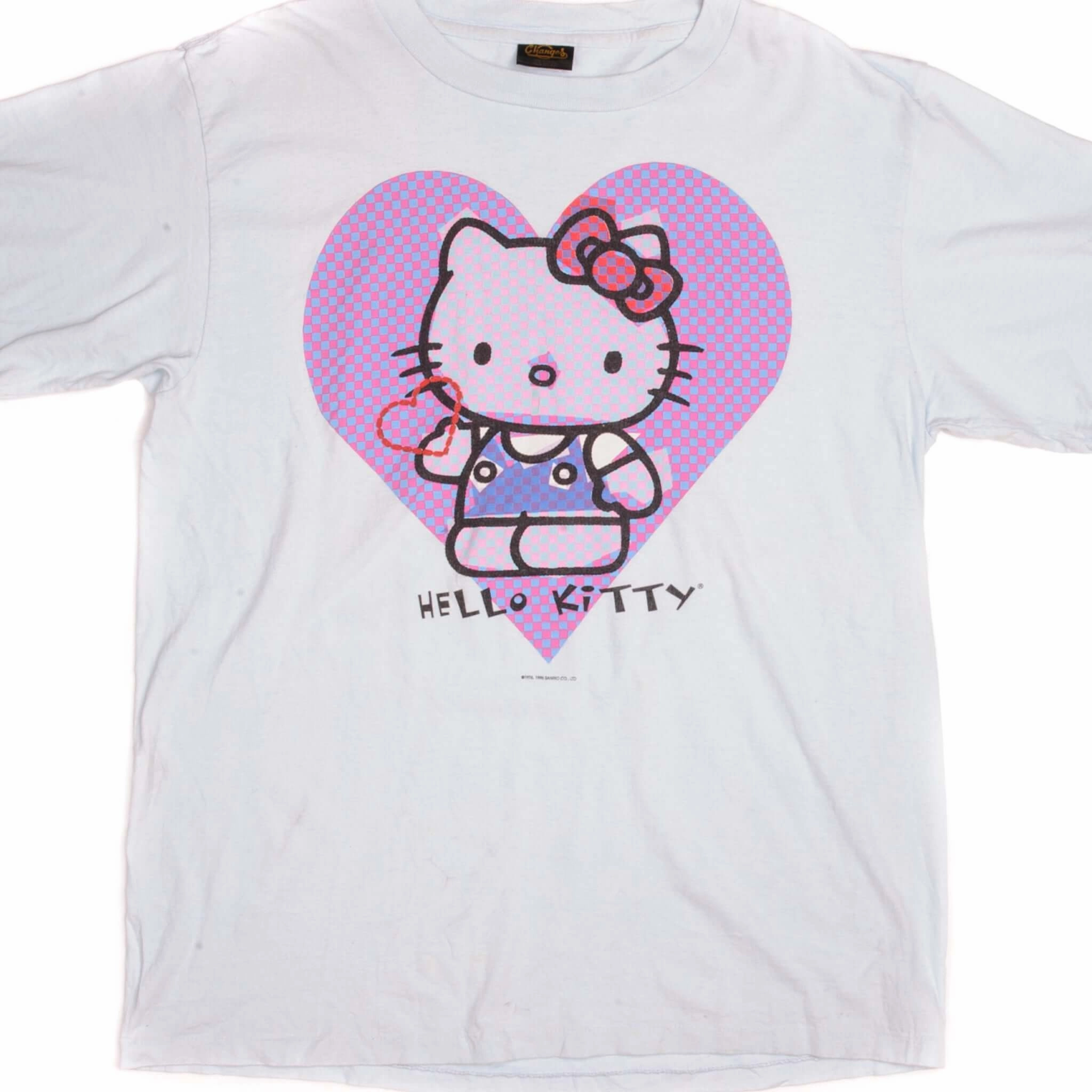 VINTAGE HELLO KITTY TEE SHIRT 1996 SIZE XL MADE IN USA