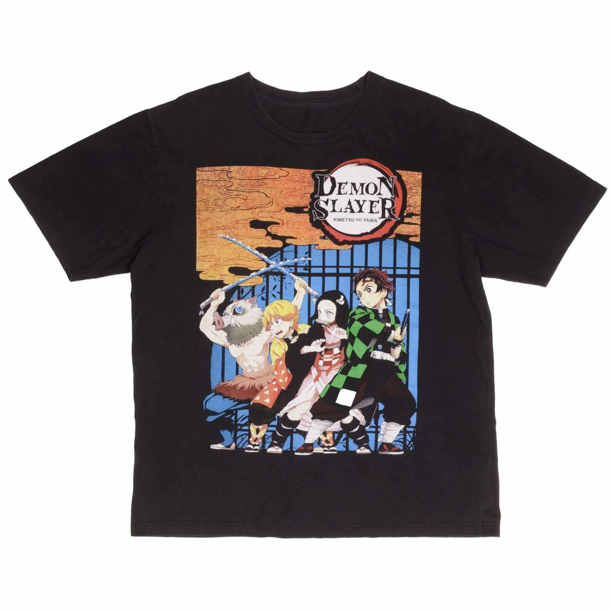 VINTAGE KIMETSU NO YAIBA DEMON SLAYER ANIME 2000S TEE SHIRT SIZE XL