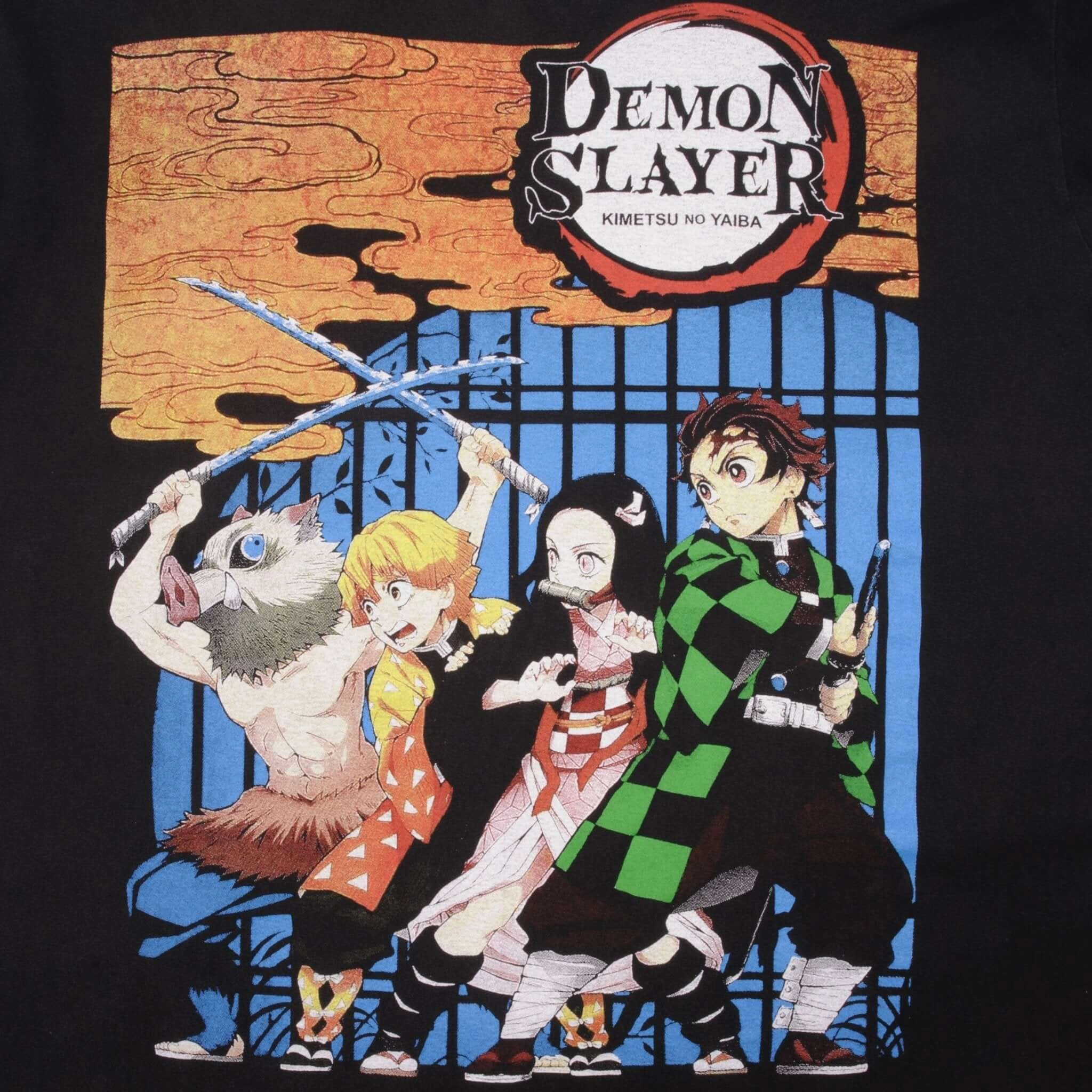 VINTAGE KIMETSU NO YAIBA DEMON SLAYER ANIME 2000S TEE SHIRT SIZE XL